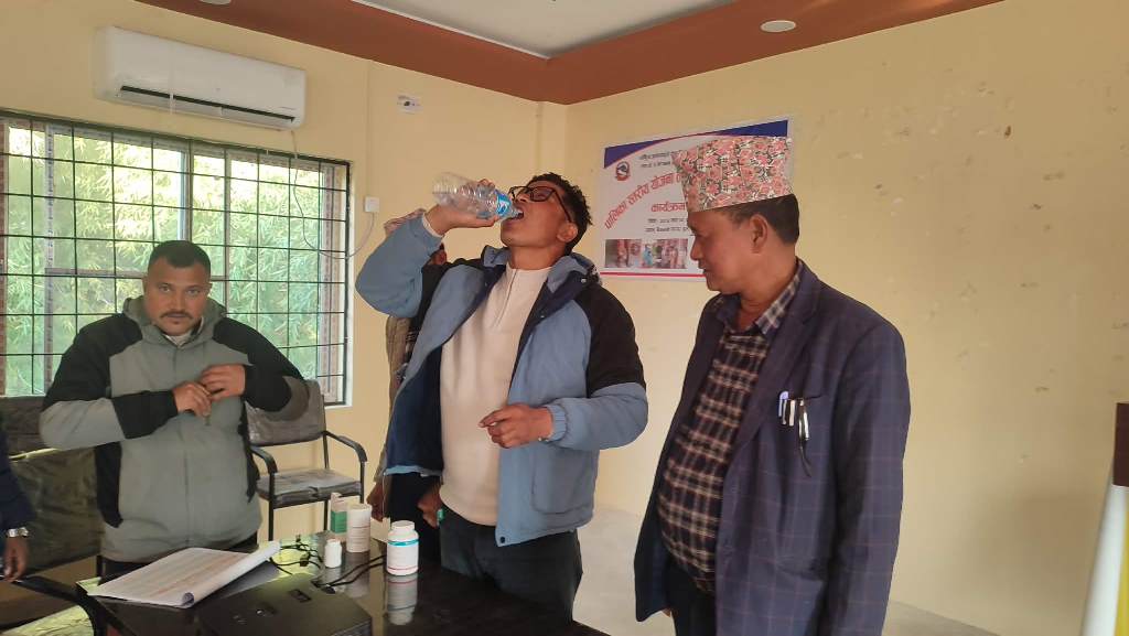 बैजनाथ-४ मा यसवर्ष पनि हात्ती पाइले रोग विरुद्धको औषधी सेवन कार्यक्रम