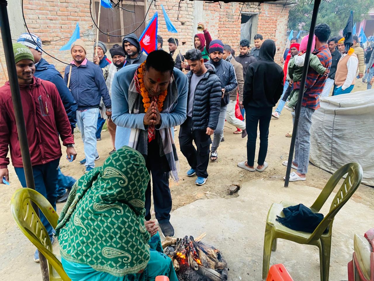 वीरगञ्ज–२५ सिर्सियामा रास्वपाको घरदैलो, ड्राइपोर्ट जग्गा मुआब्जा समस्या समाधान गर्ने प्रतिबद्धता