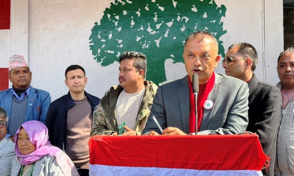 देश सम्हाल्ने र सुधार्ने जिम्मेवारी कांग्रेसले पूरा गर्छ:थापा