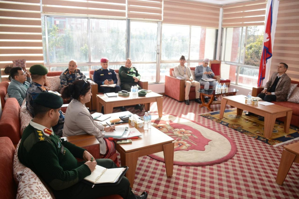 चुनावको सुरक्षा तयारीबारे गृहमन्त्री अर्यालले लिए ‘ब्रिफिङ’