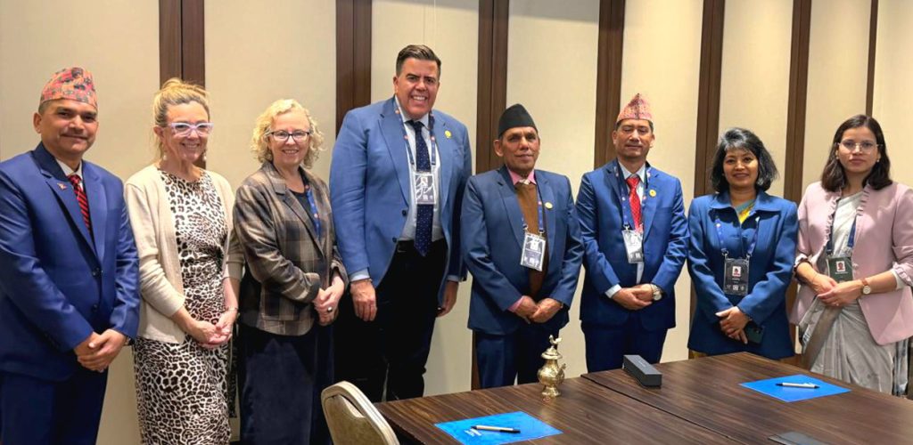 राष्ट्रियसभा अध्यक्ष र अष्ट्रेलियाका सभामुखबीच भेट